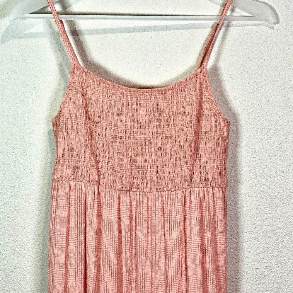 Boho Chic Pink Textured Maxi Dress - Effortless Style by Speechless, Size Small